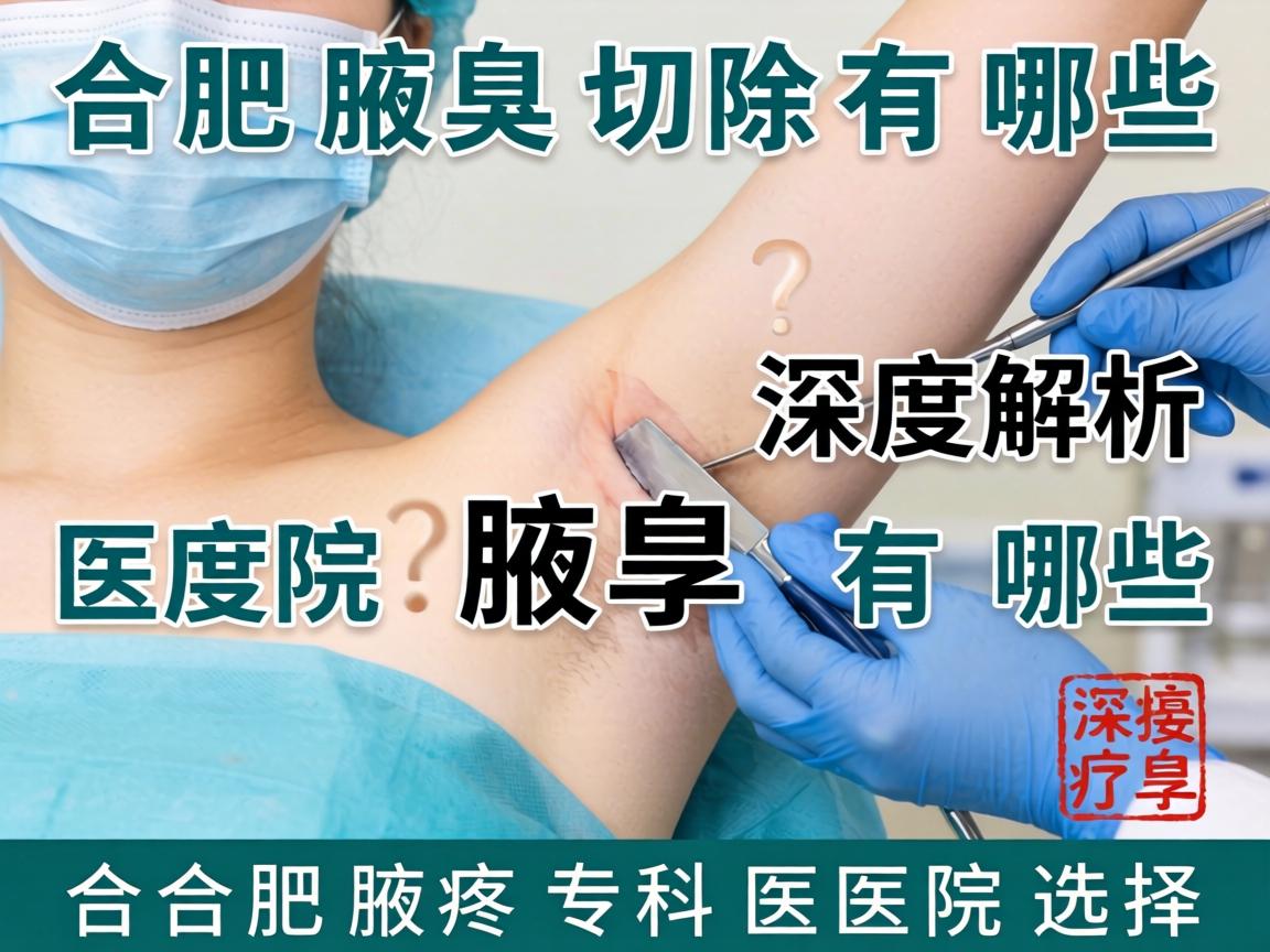 合肥腋臭切除医院有哪些？深度解析合肥腋臭专科医院选择