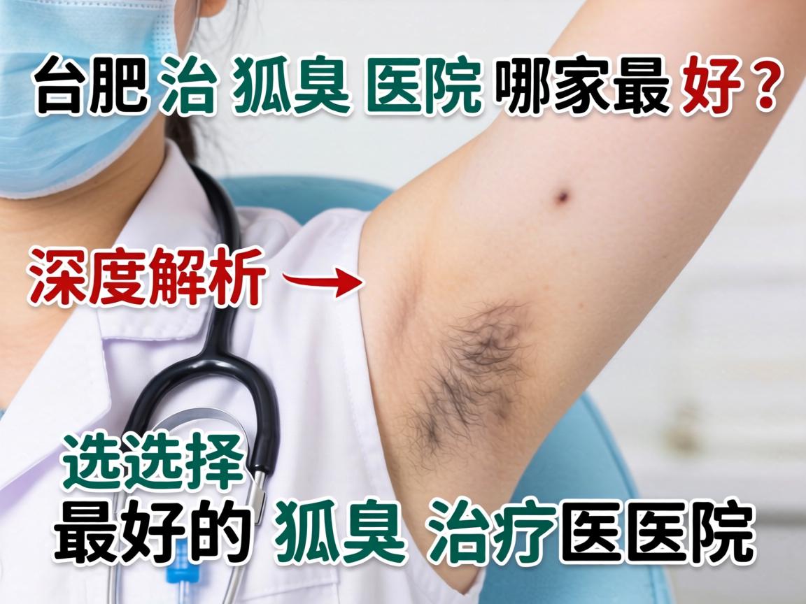 合肥治狐臭医院哪家最好？深度解析如何选择最好的狐臭治疗医院