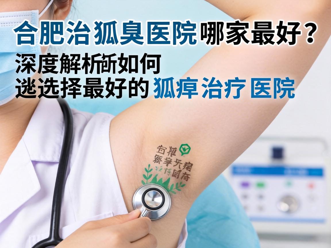 合肥治狐臭医院哪家最好？深度解析如何选择最好的狐臭治疗医院