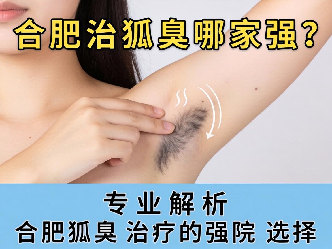 合肥治狐臭哪家强？专业解析合肥狐臭治疗的强院选择