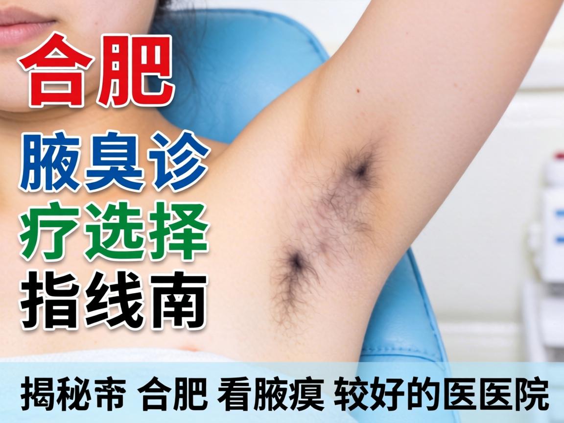 合肥腋臭诊疗选择指南，揭秘合肥看腋臭较好的医院
