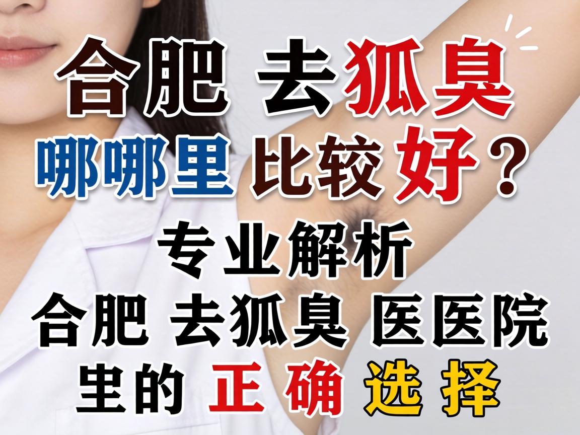 合肥去狐臭哪里比较好？专业解析合肥去狐臭医院的正确选择