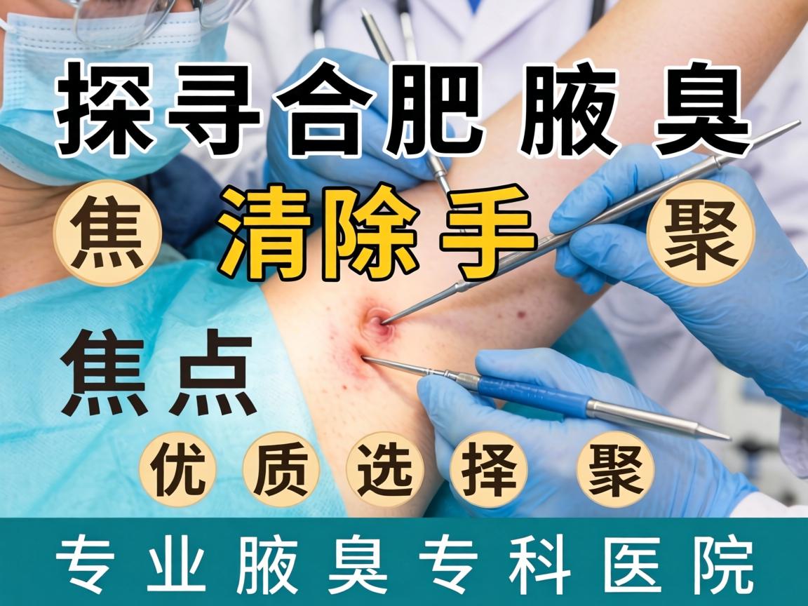 探寻合肥腋臭清除手术优质选择，聚焦专业腋臭专科医院