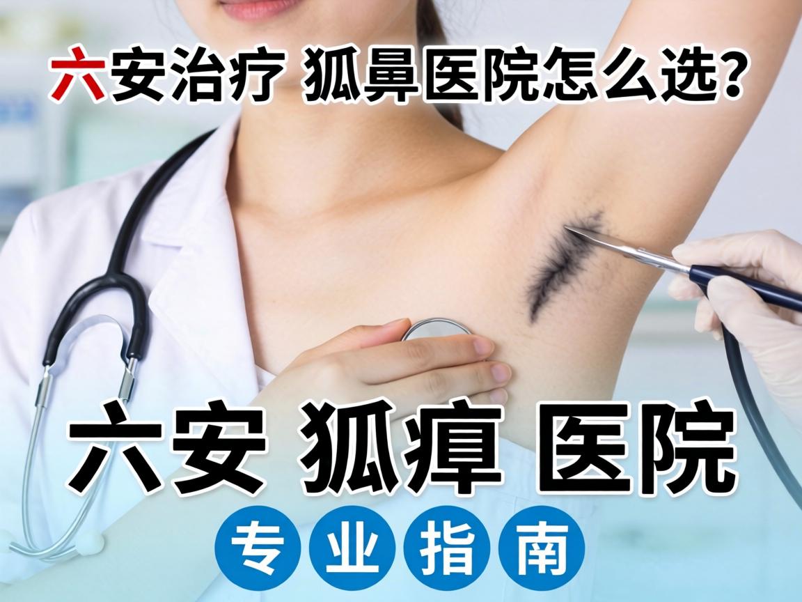 六安治疗狐臭医院怎么选？六安狐臭医院专业指南
