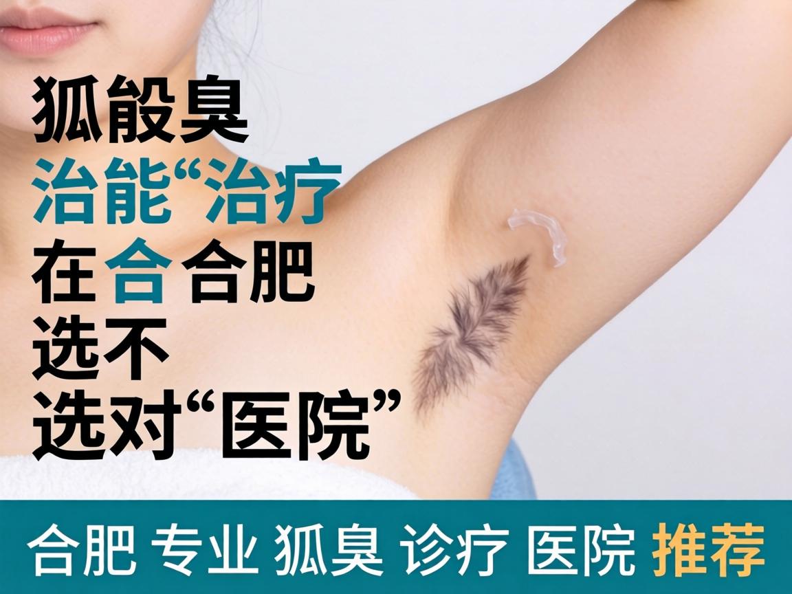 狐臭治疗在合肥选对医院，合肥专业狐臭诊疗医院推荐