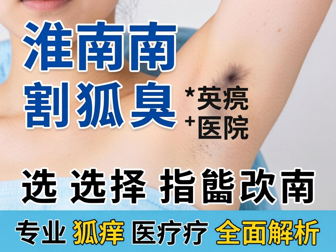淮南割狐臭医院选择指南，专业狐臭医疗的全面解析