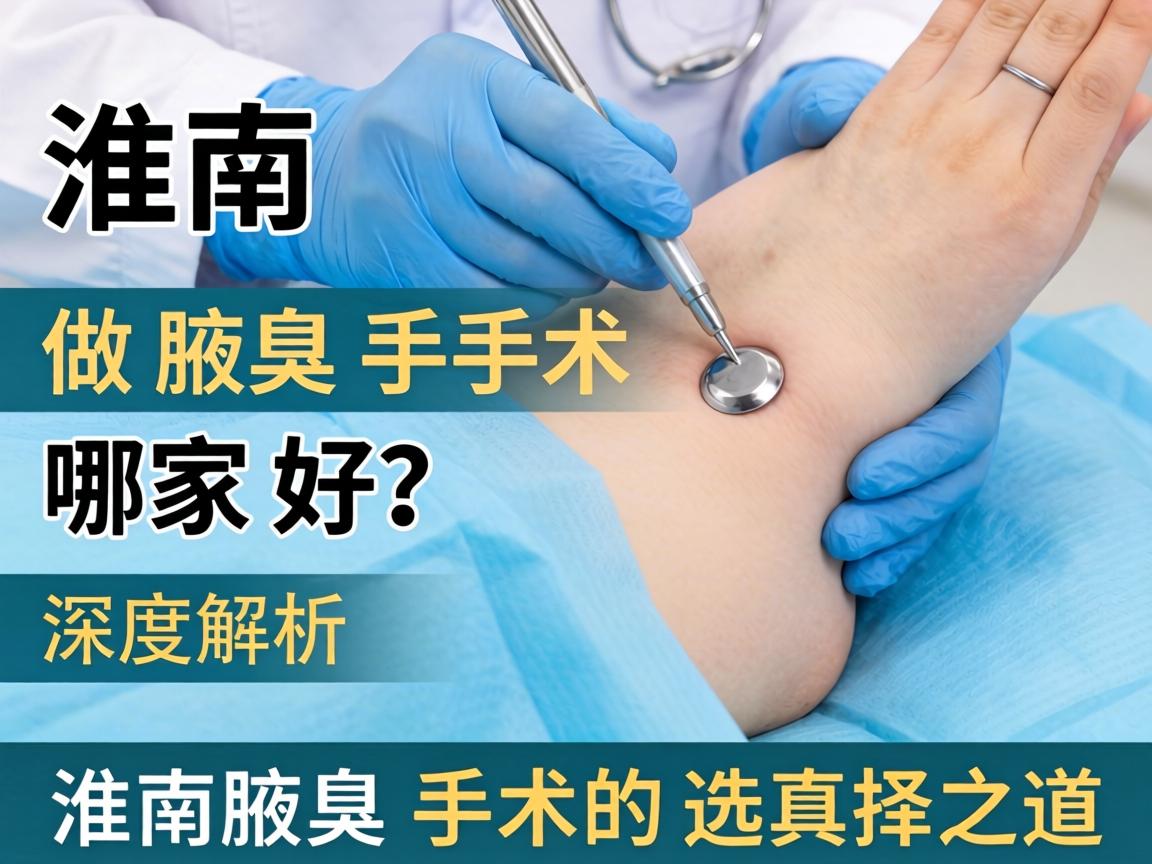 淮南做腋臭手术哪家好？深度解析淮南腋臭手术的选择之道