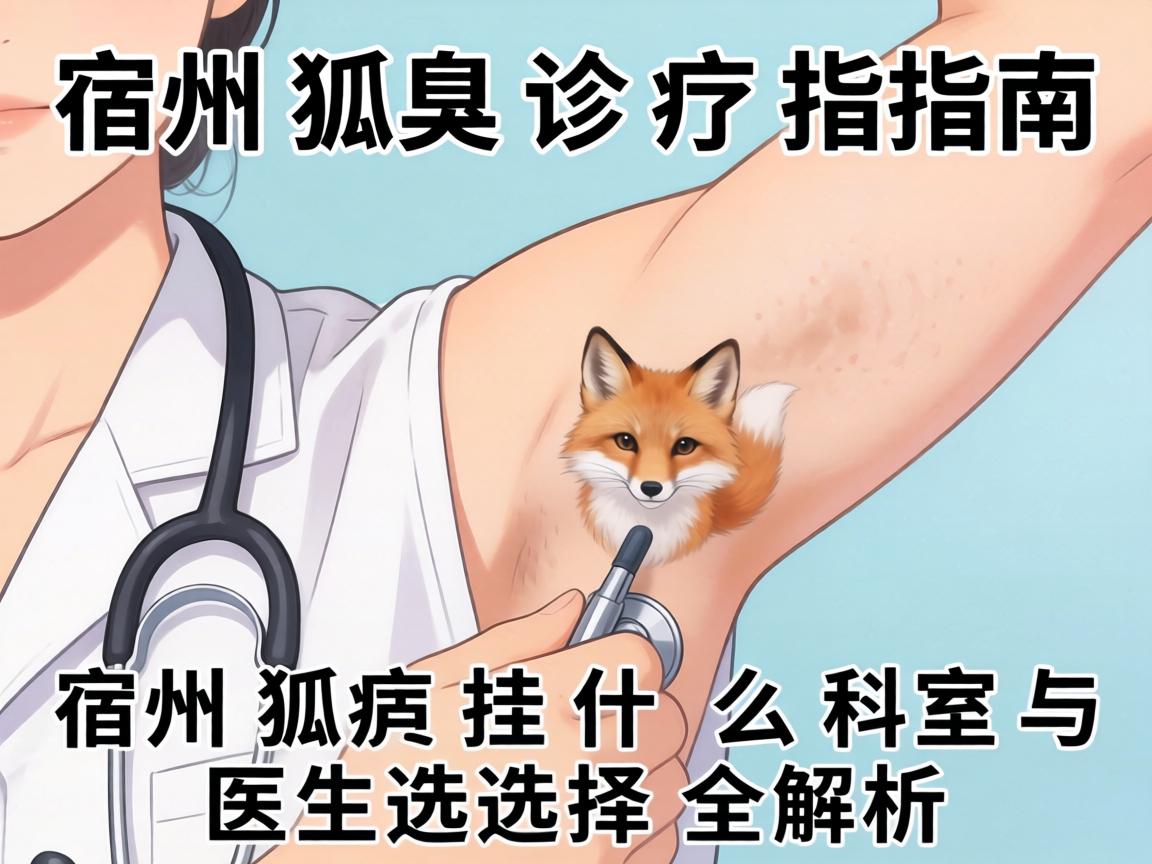 宿州狐臭诊疗指南，宿州狐臭挂什么科室与医生选择全解析