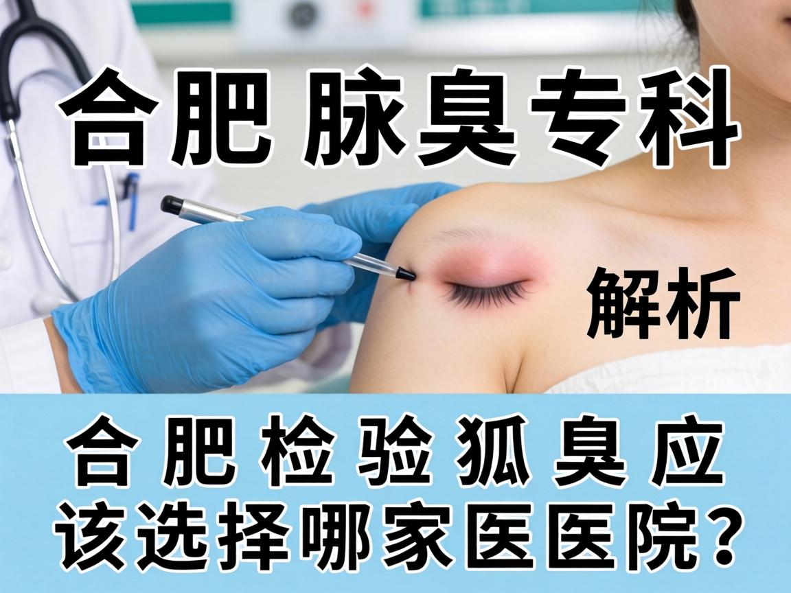 合肥腋臭专科医院解析，合肥检验狐臭应该选择哪家医院？