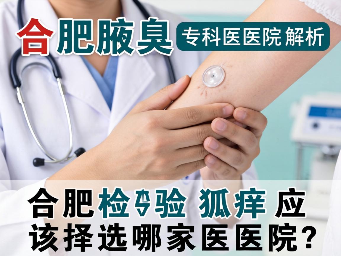 合肥腋臭专科医院解析，合肥检验狐臭应该选择哪家医院？