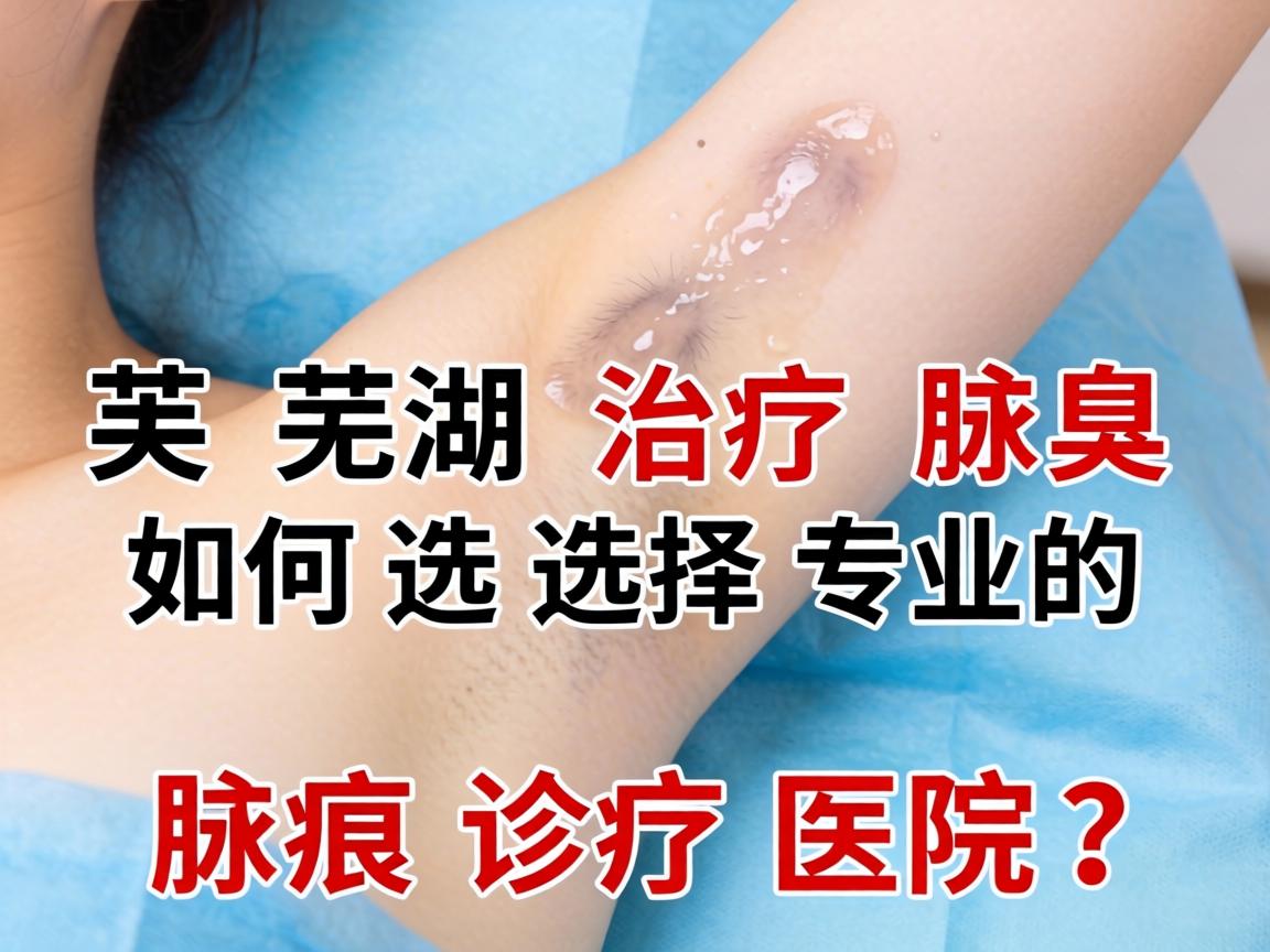 在芜湖治疗腋臭，如何选择专业的腋臭诊疗医院？