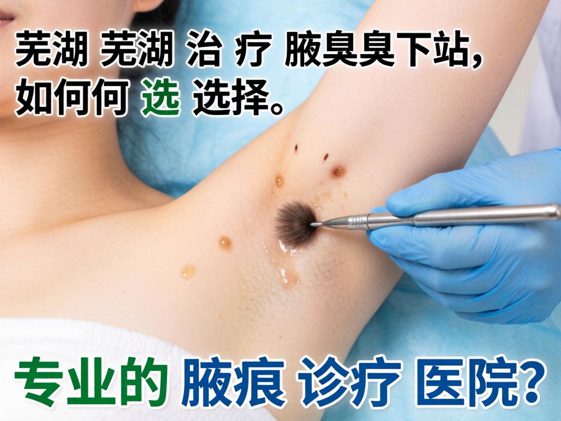 在芜湖治疗腋臭，如何选择专业的腋臭诊疗医院？