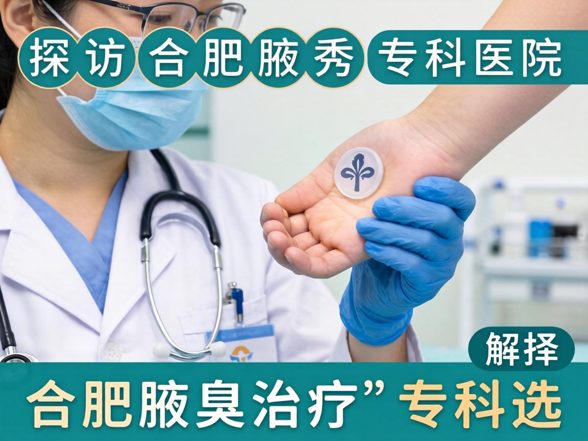 探访合肥腋秀专科医院，解析合肥腋臭治疗的专科选择
