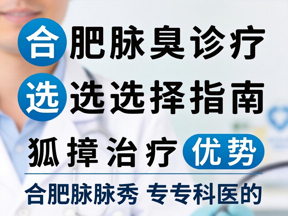 合肥腋臭诊疗选择指南，解析合肥腋秀专科的狐臭治疗优势