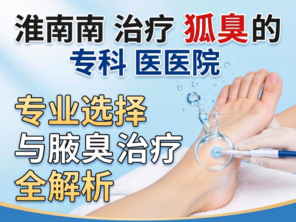 淮南治疗狐臭的专科医院，专业选择与腋臭治疗全解析