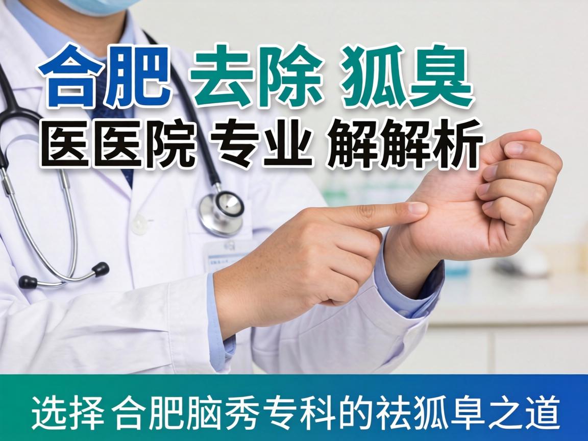 合肥去除狐臭医院专业解析，选择合肥腋秀专科的祛狐臭之道