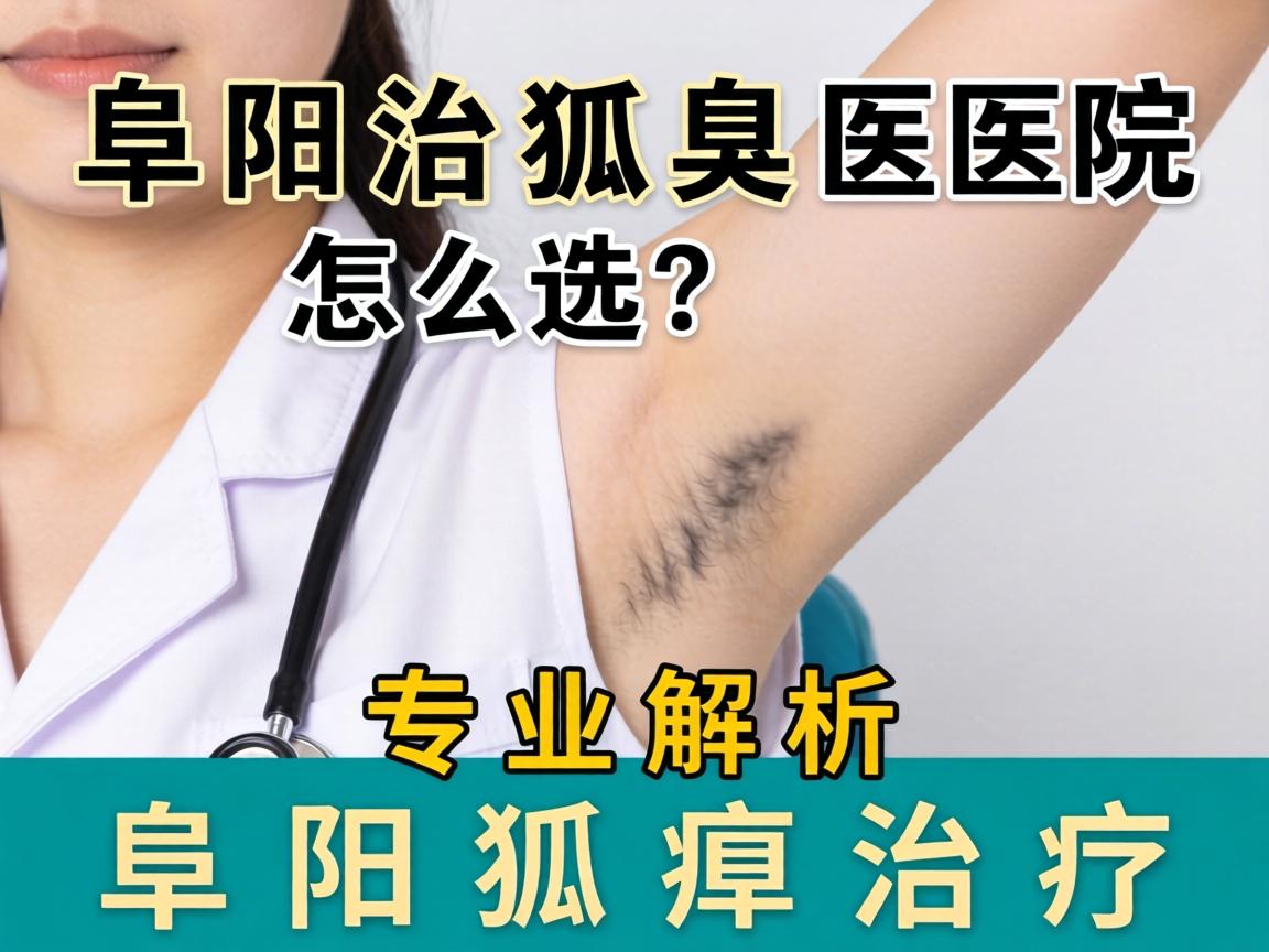 阜阳治狐臭医院怎么选？专业解析阜阳狐臭治疗