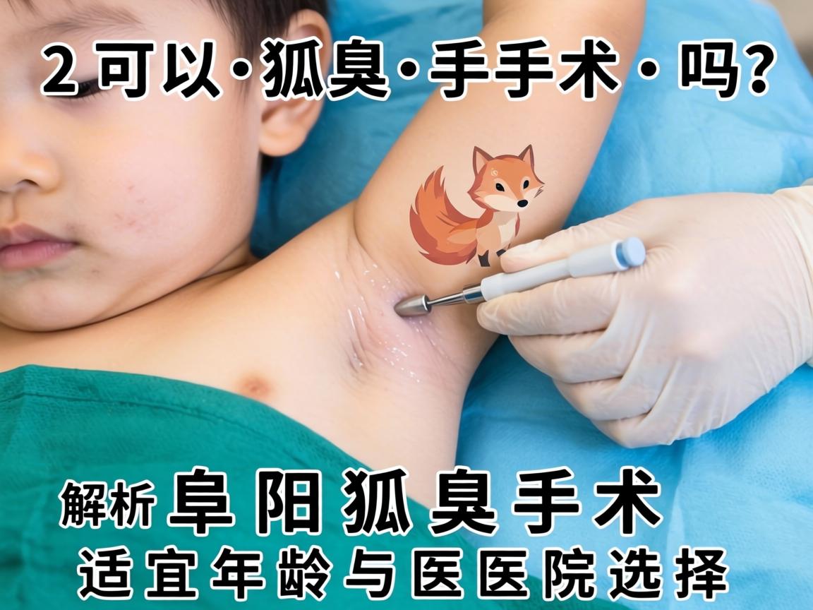 12岁可以狐臭手术吗？解析阜阳狐臭手术的适宜年龄与医院选择
