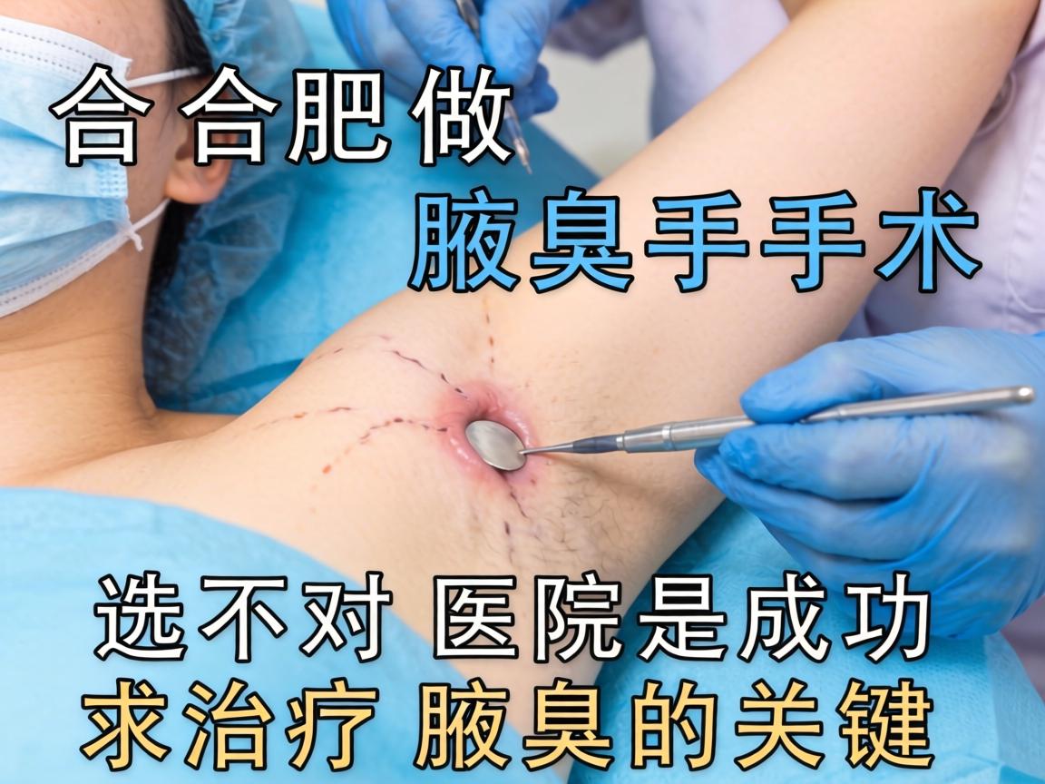 在合肥做腋臭手术,选对医院是成功治疗腋臭的关键 在合肥做腋臭手术,选对医院是成功治疗腋臭的关键