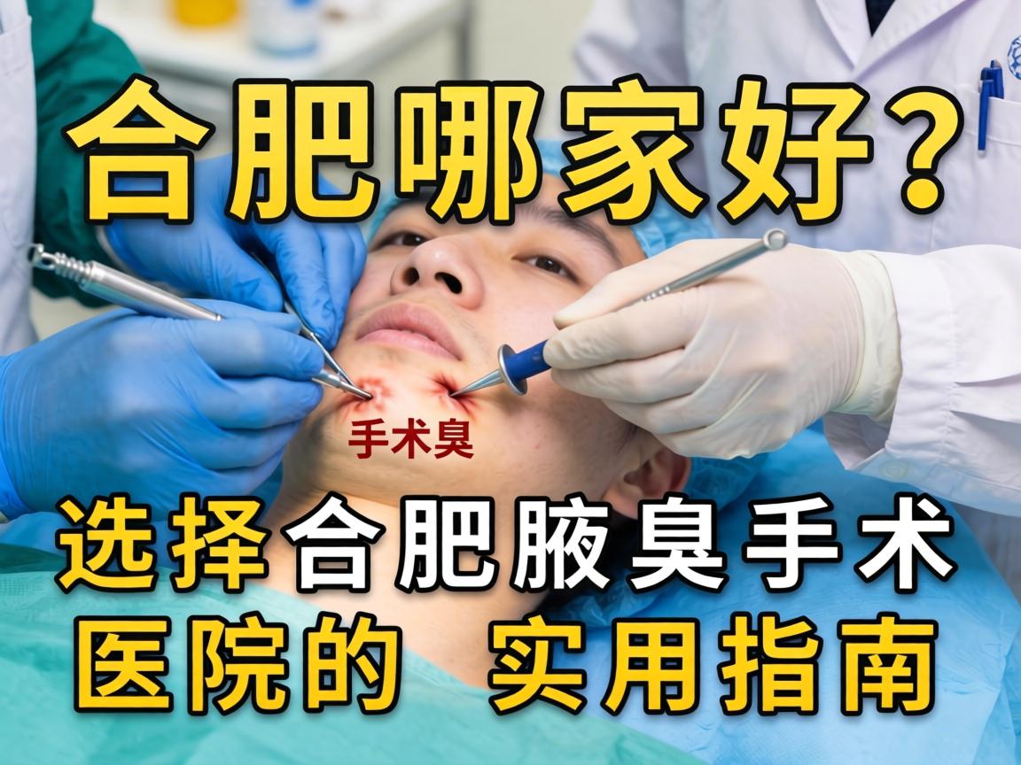 合肥腋臭手术哪家好?选择合肥腋臭手术医院的实用指南 合肥腋臭手术哪家好?选择合肥腋臭手术医院的实用指南