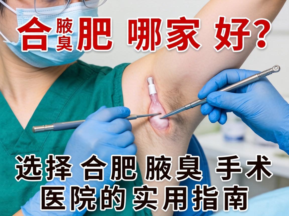合肥腋臭手术哪家好?选择合肥腋臭手术医院的实用指南 合肥腋臭手术哪家好?选择合肥腋臭手术医院的实用指南