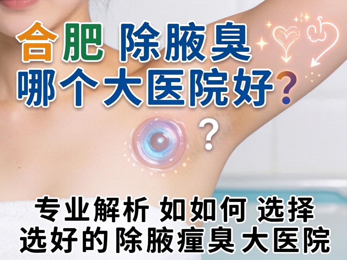 合肥除腋臭哪个大医院好?专业解析如何选择好的除腋臭大医院 合肥除腋臭哪个大医院好?专业解析如何选择好的除腋臭大医院