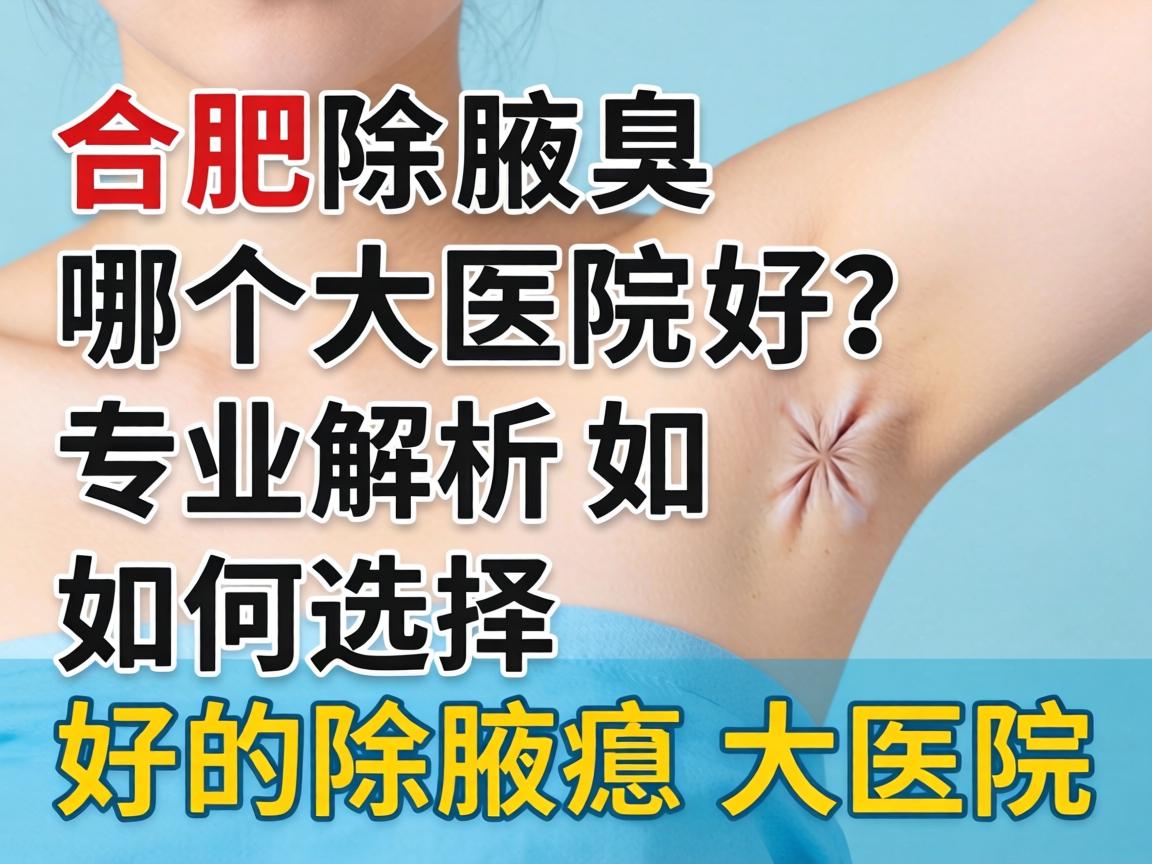 合肥除腋臭哪个大医院好?专业解析如何选择好的除腋臭大医院 合肥除腋臭哪个大医院好?专业解析如何选择好的除腋臭大医院