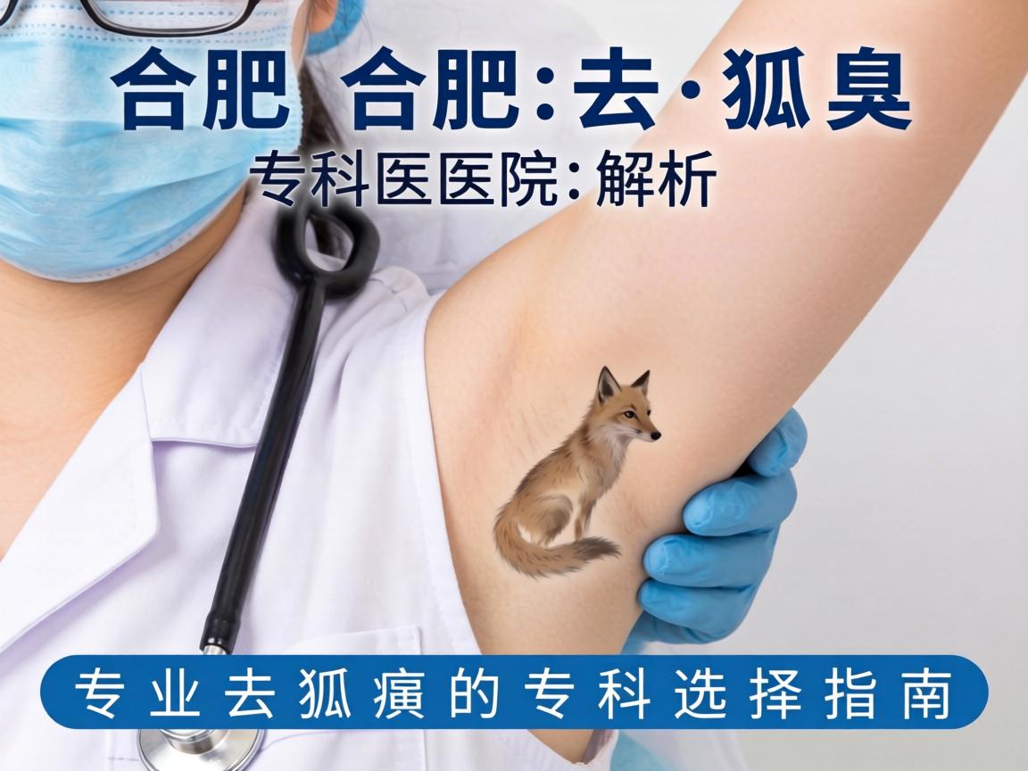 合肥去狐臭专科医院解析，专业去狐臭的专科选择指南