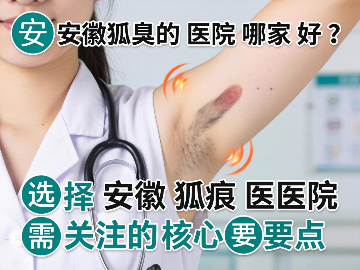 安徽狐臭医院哪家好？选择安徽狐臭医院需关注的核心要点