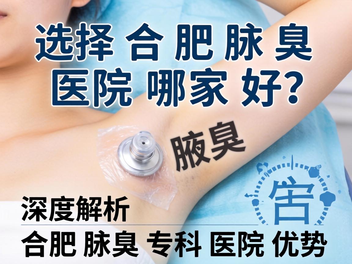 选择合肥腋臭医院哪家好？深度解析合肥腋臭专科医院优势