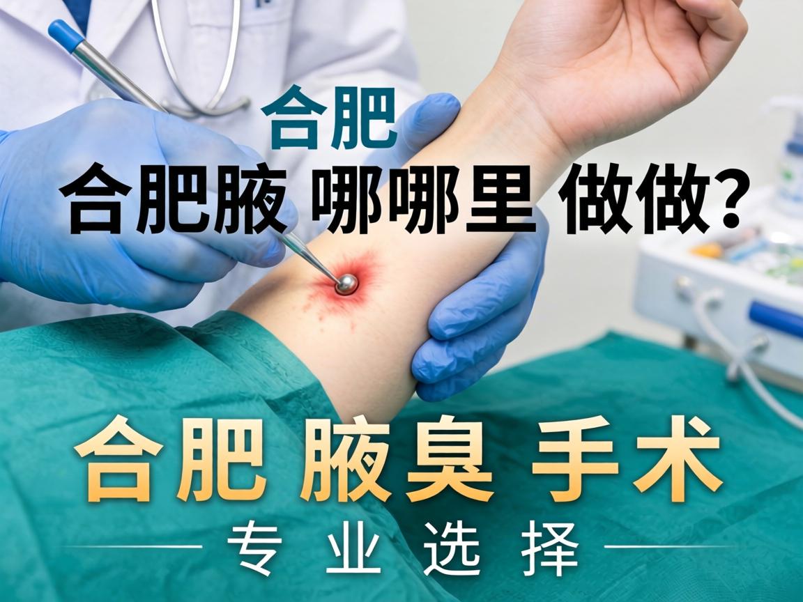合肥腋臭手术哪里做？详解合肥腋臭手术专业选择