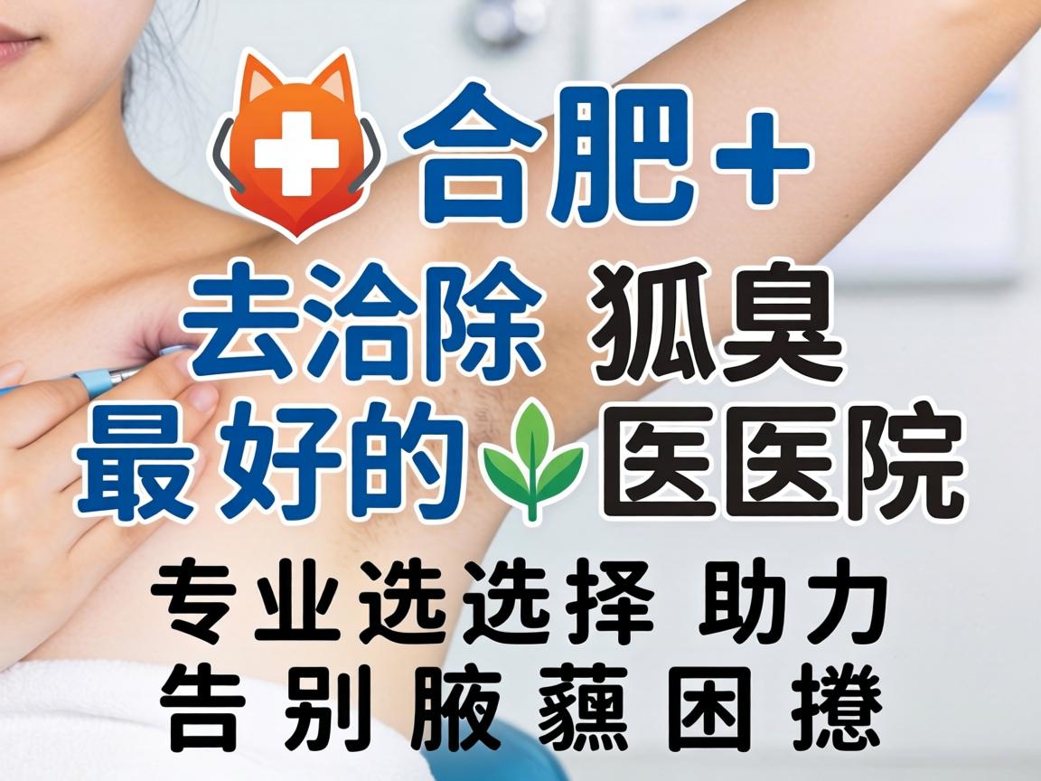 合肥去除狐臭最好的医院，专业选择助力告别腋臭困扰