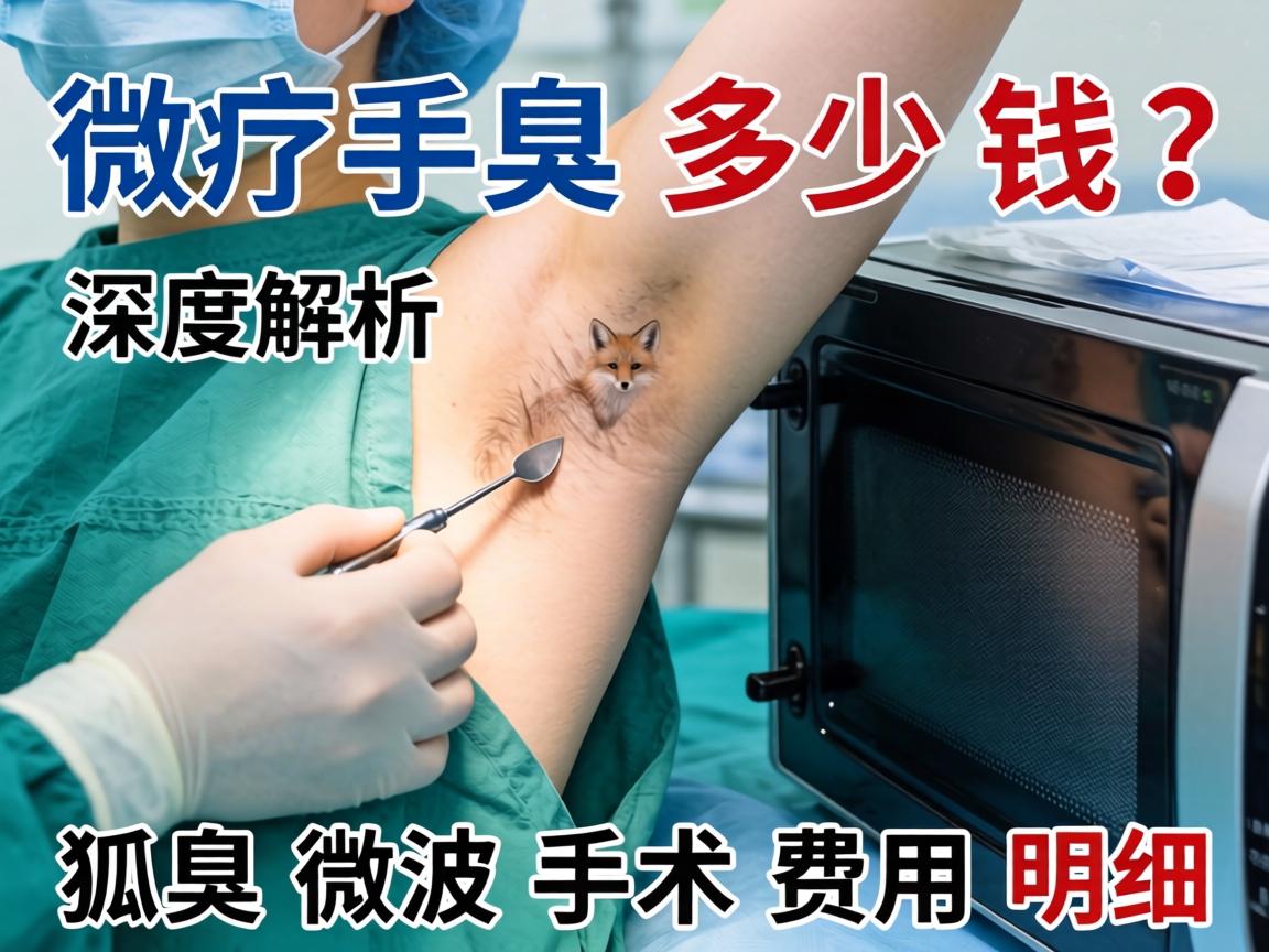 狐臭微波手术多少钱？深度解析狐臭微波手术费用明细