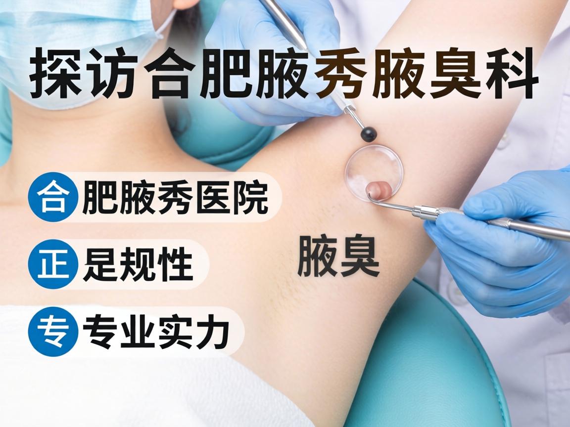 探访合肥腋秀腋臭专科,解析合肥腋秀医院的正规性与专业实力 探访合肥腋秀腋臭专科,解析合肥腋秀医院的正规性与专业实力