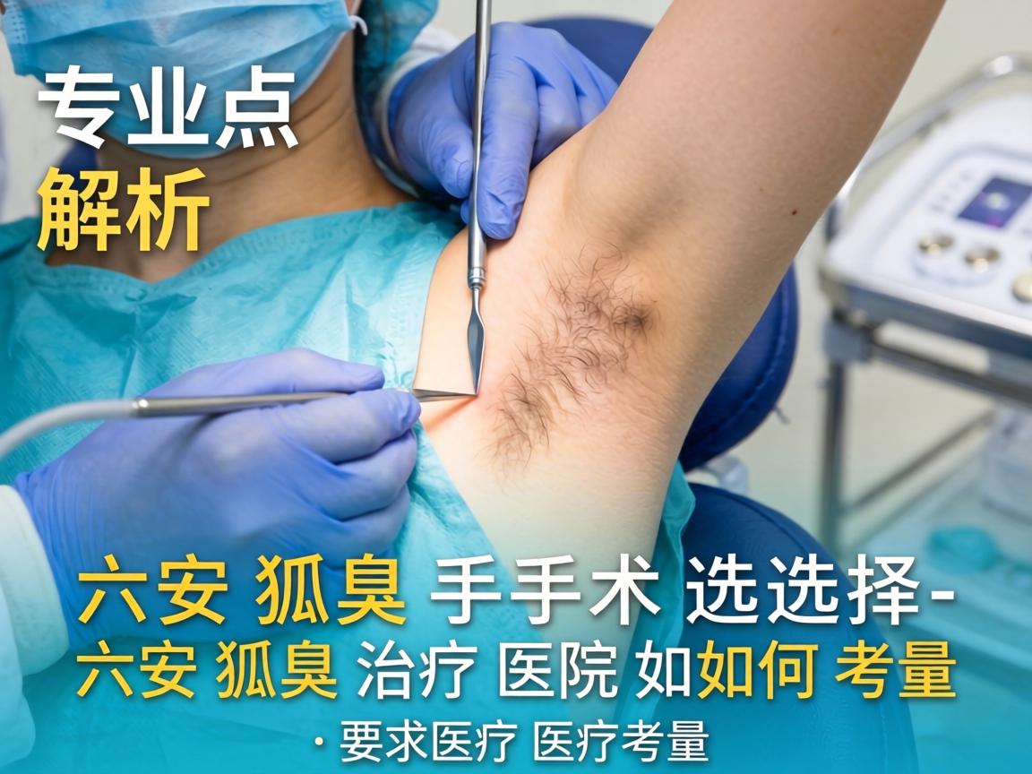 专业解析，六安狐臭手术选择，六安狐臭治疗医院如何考量