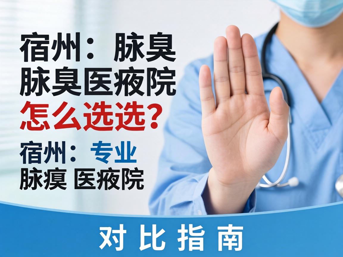 宿州腋臭医院怎么选？宿州专业腋臭医院对比指南