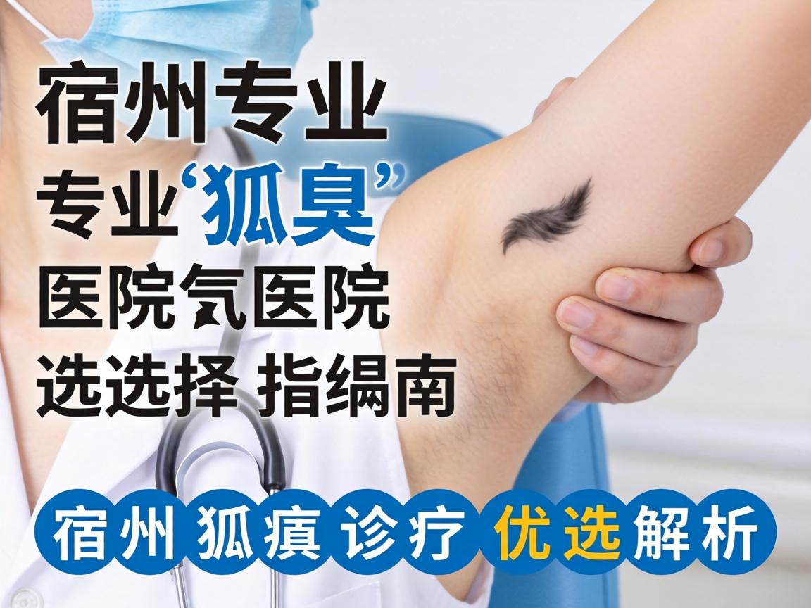 宿州专业狐臭医院选择指南,宿州狐臭诊疗优选解析 宿州专业狐臭医院选择指南,宿州狐臭诊疗优选解析