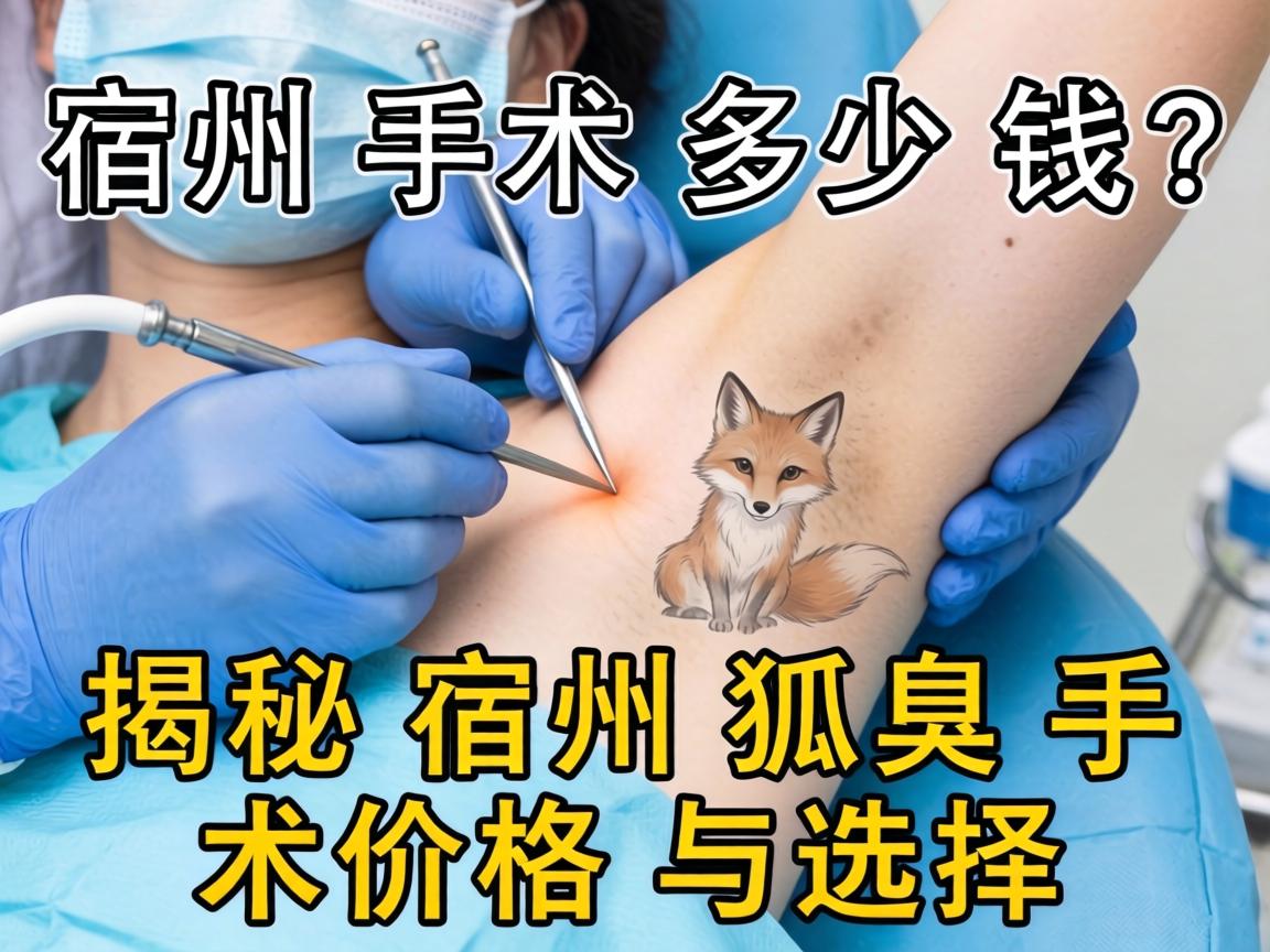 宿州狐臭手术多少钱?揭秘宿州狐臭手术价格与选择 宿州狐臭手术多少钱?揭秘宿州狐臭手术价格与选择