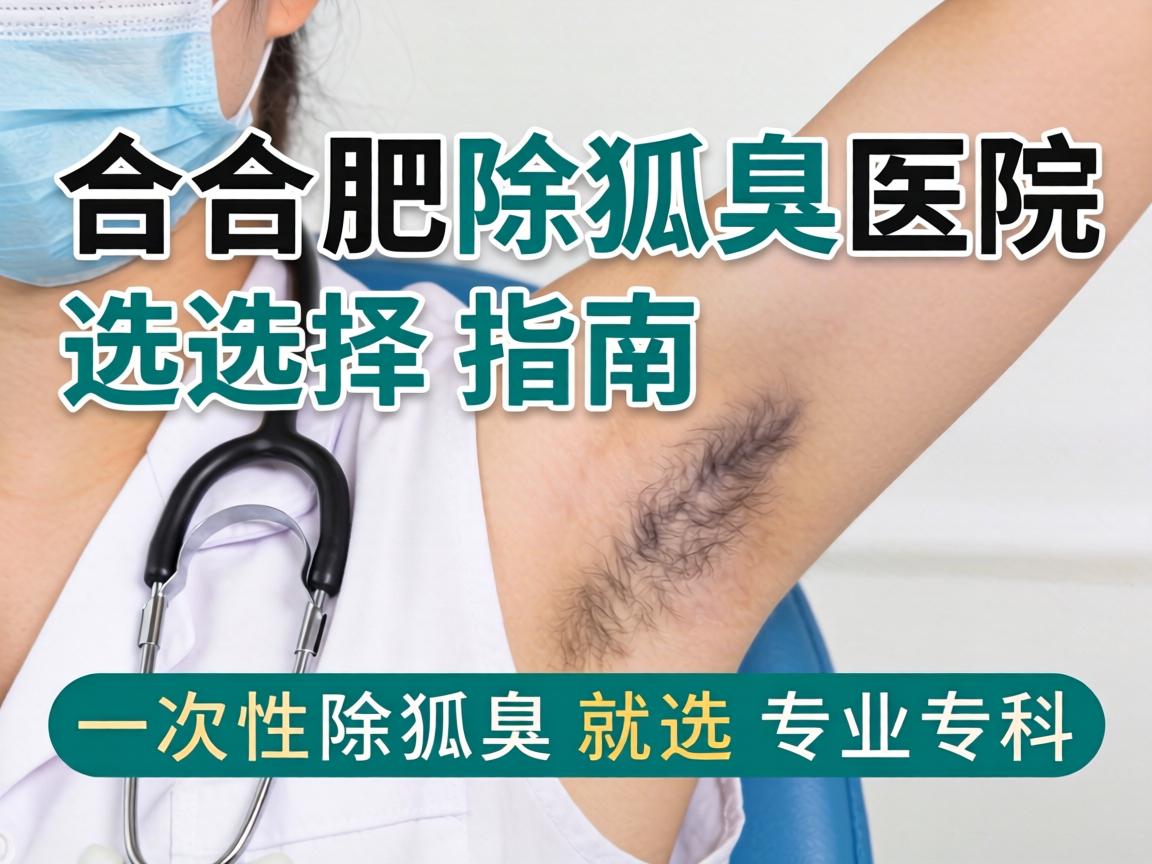 合肥除狐臭医院选择指南，一次性除狐臭就选专业专科