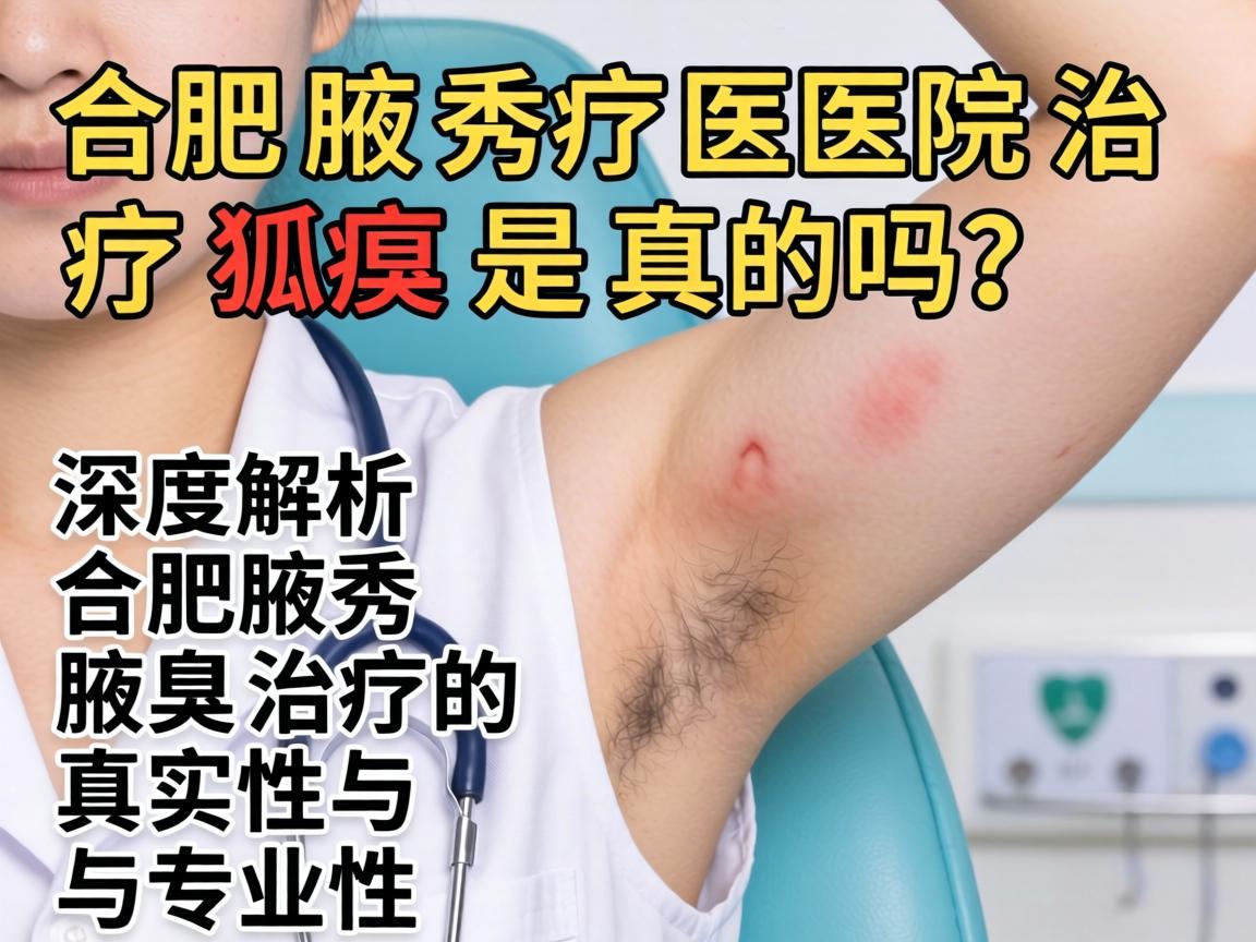 合肥腋秀医院治疗狐臭是真的吗？深度解析合肥腋秀腋臭治疗的真实性与专业性