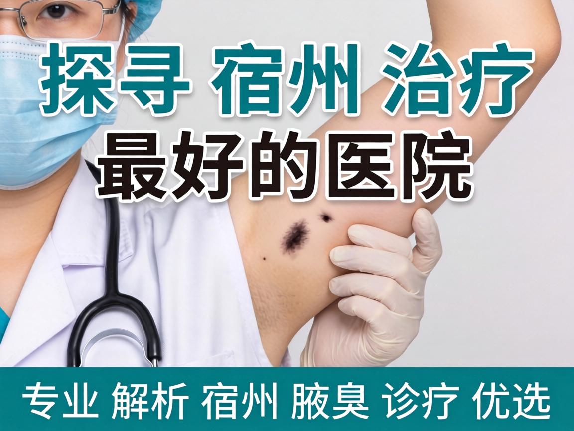 探寻宿州治疗腋臭最好的医院，专业解析宿州腋臭诊疗优选