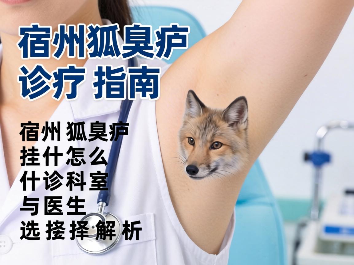 宿州狐臭诊疗指南，宿州狐臭挂什么科室与医生选择解析
