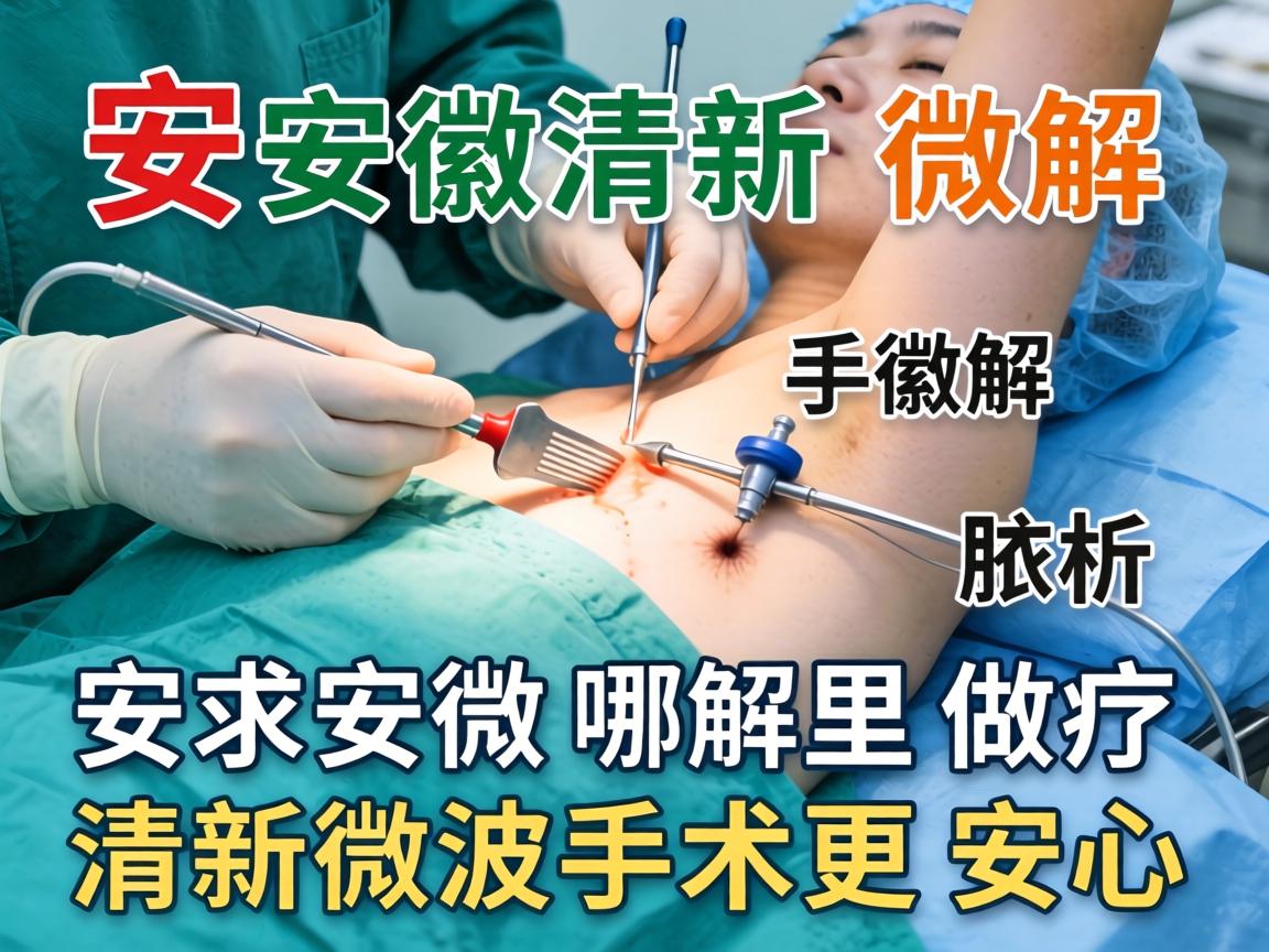 安徽清新微波手术解析，在安徽哪里做清新微波手术更安心