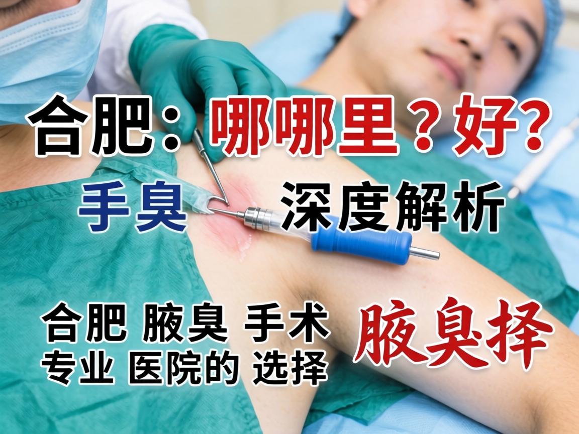 合肥腋臭手术哪里好？深度解析合肥腋臭手术专业医院的选择