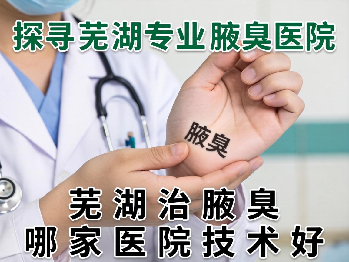 探寻芜湖专业腋臭医院，芜湖治腋臭哪家医院技术好