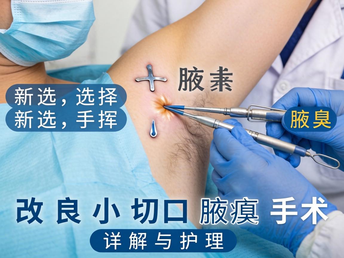 腋臭手术新选择，改良小切口腋臭手术详解与护理