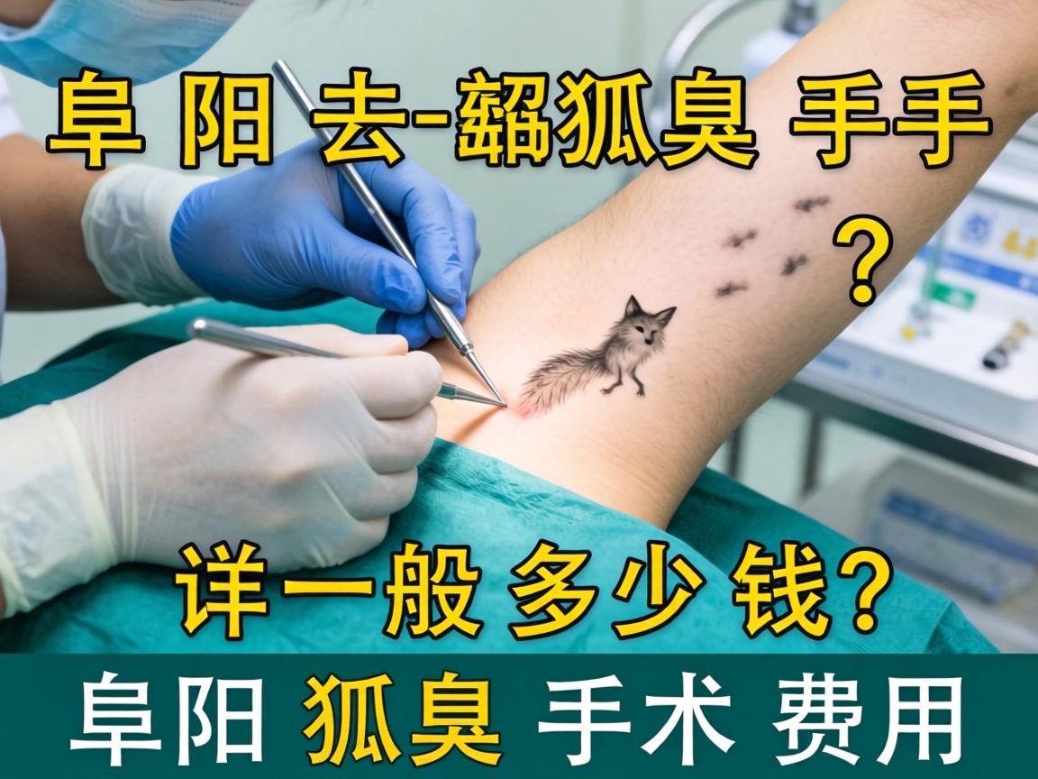 阜阳去狐臭手术一般多少钱？详解阜阳狐臭手术费用