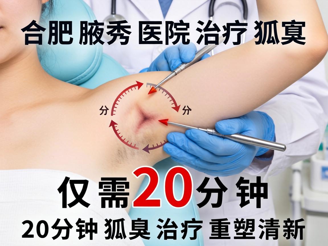 合肥腋秀医院治疗狐臭仅需20分钟，20分钟狐臭治疗重塑清新