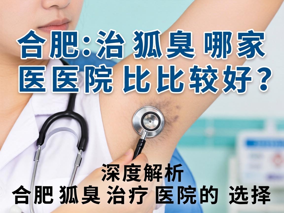 合肥治狐臭哪家医院比较好？深度解析合肥狐臭治疗医院的选择