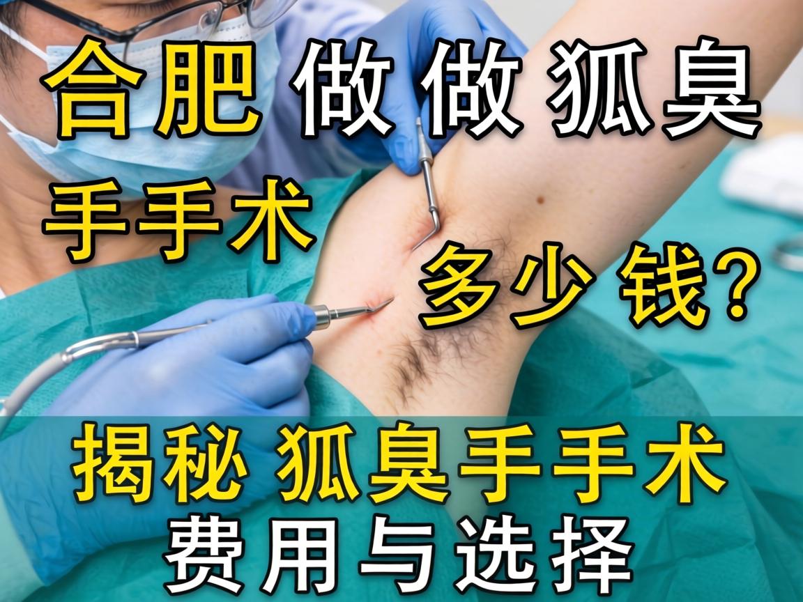 合肥做狐臭手术多少钱?揭秘狐臭手术费用与选择 合肥做狐臭手术多少钱?揭秘狐臭手术费用与选择